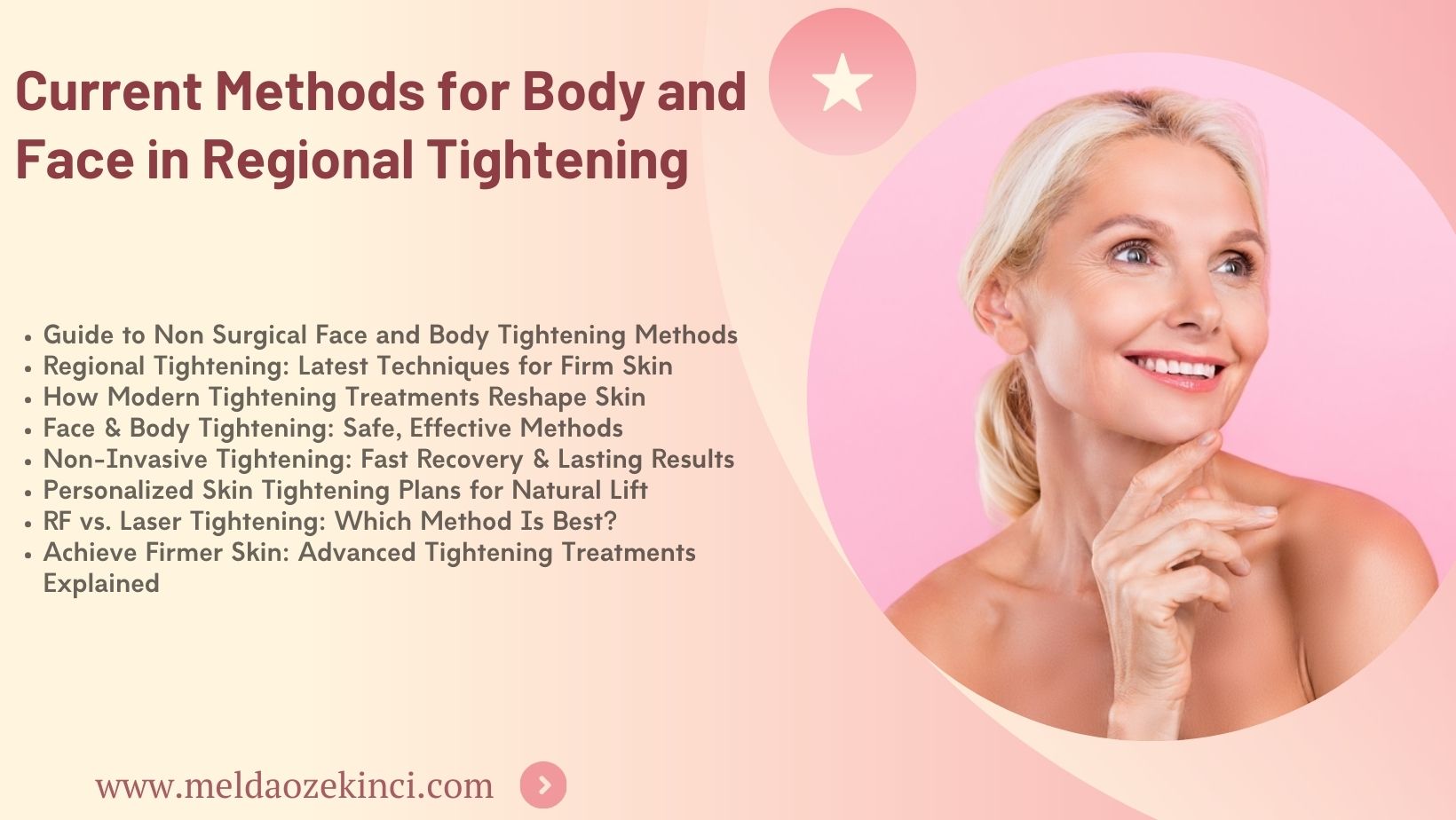 Current Methods for Regional Tightening of the Body and Face 