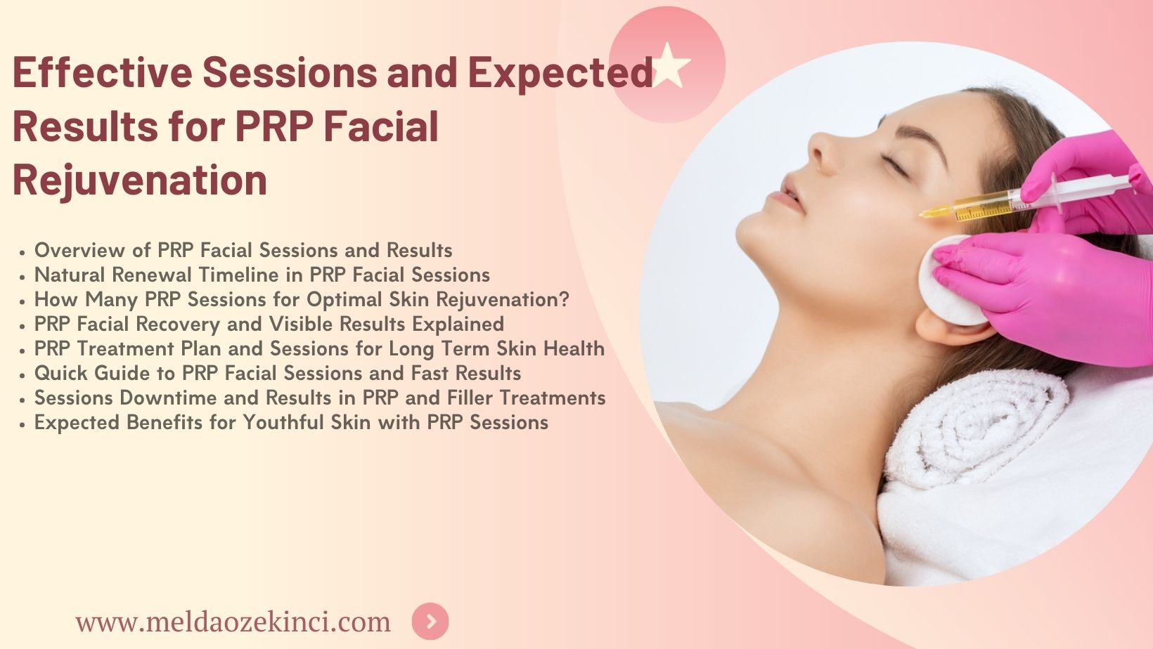 Effective Sessions and Expected Results for PRP Facial Rejuvenation 