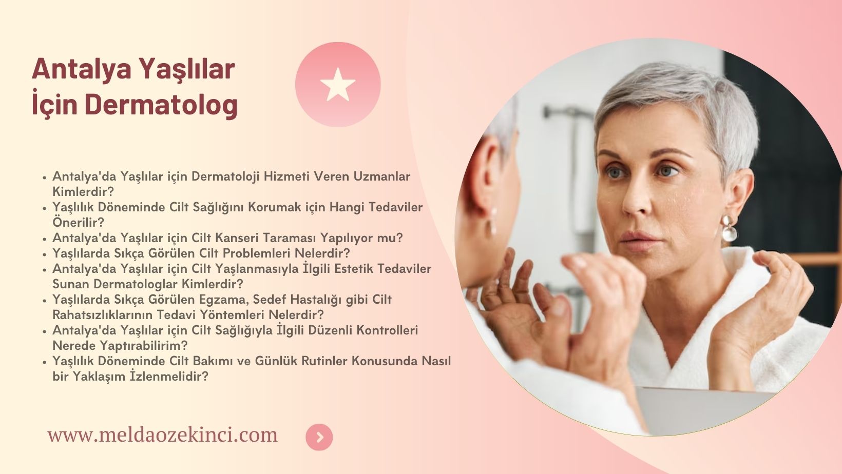 Antalya Yaşlılar İçin Dermatolog