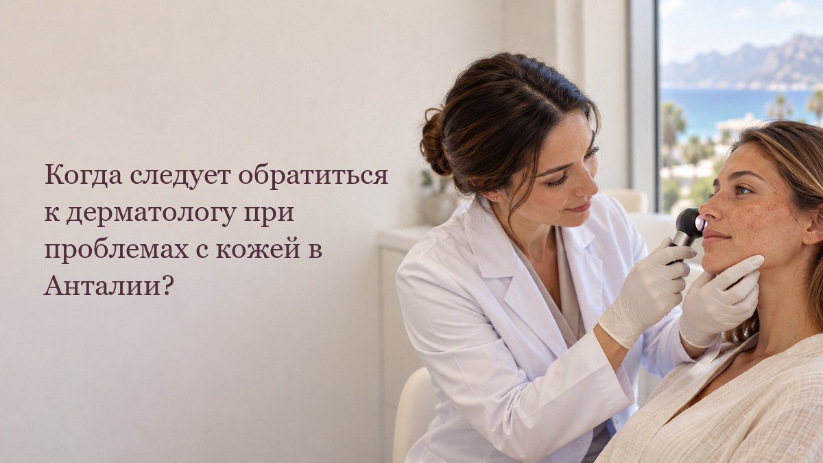 Когда следует обратиться к дерматологу при проблемах с кожей в Анталии? Когда следует обратиться к дерматологу при проблемах с кожей в Анталии?