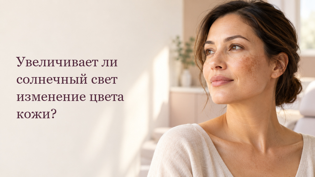 Увеличивает ли солнечный свет изменение цвета кожи?