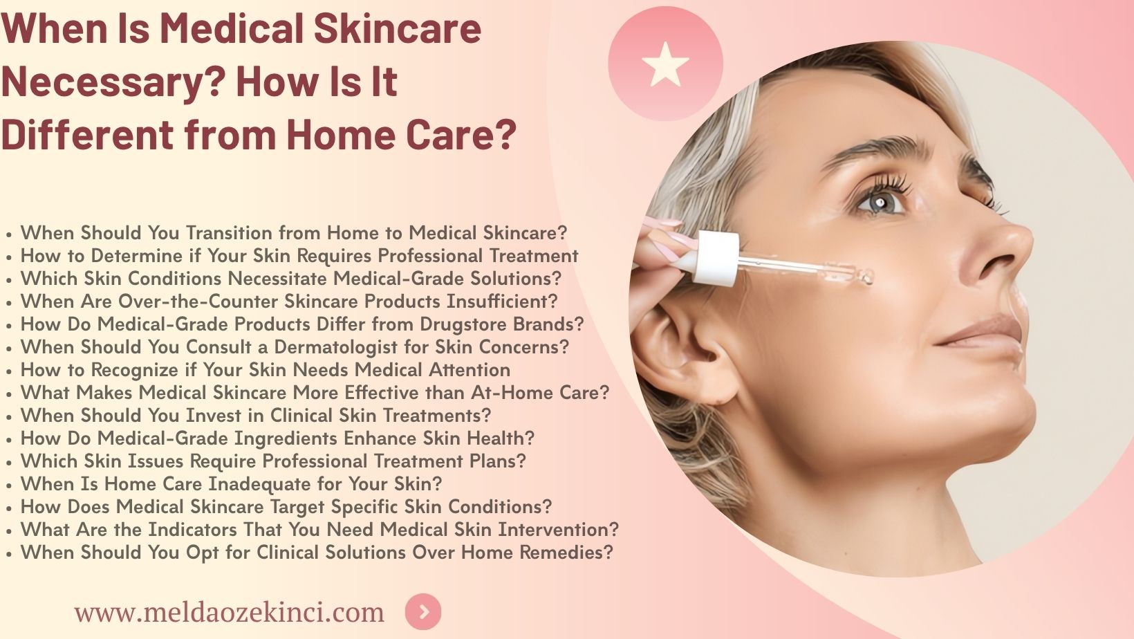 When Is Medical Skin Care Necessary? How Does It Differ from Home Care? 