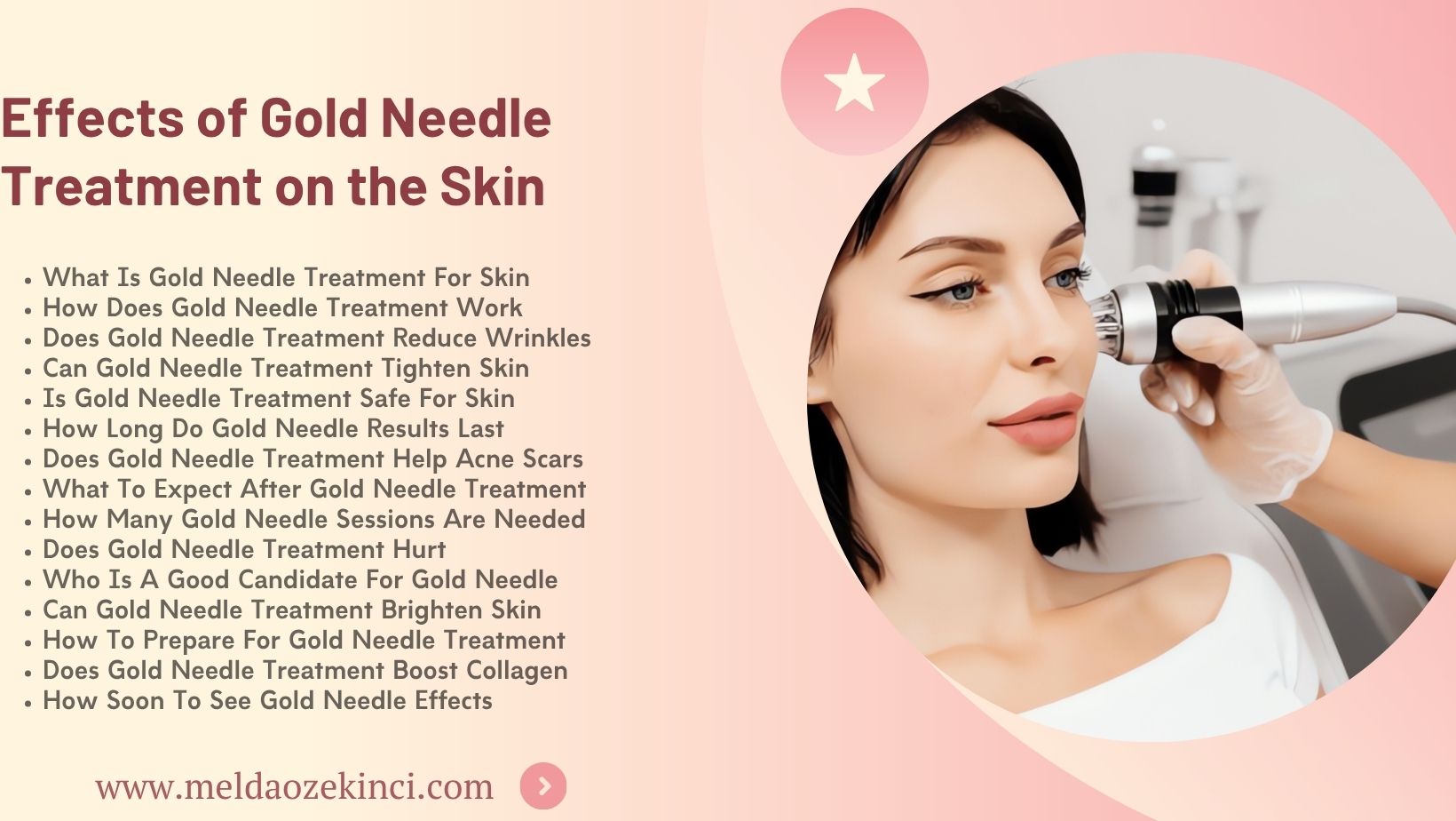 The Effects of the Gold Needle Treatment on the Skin 