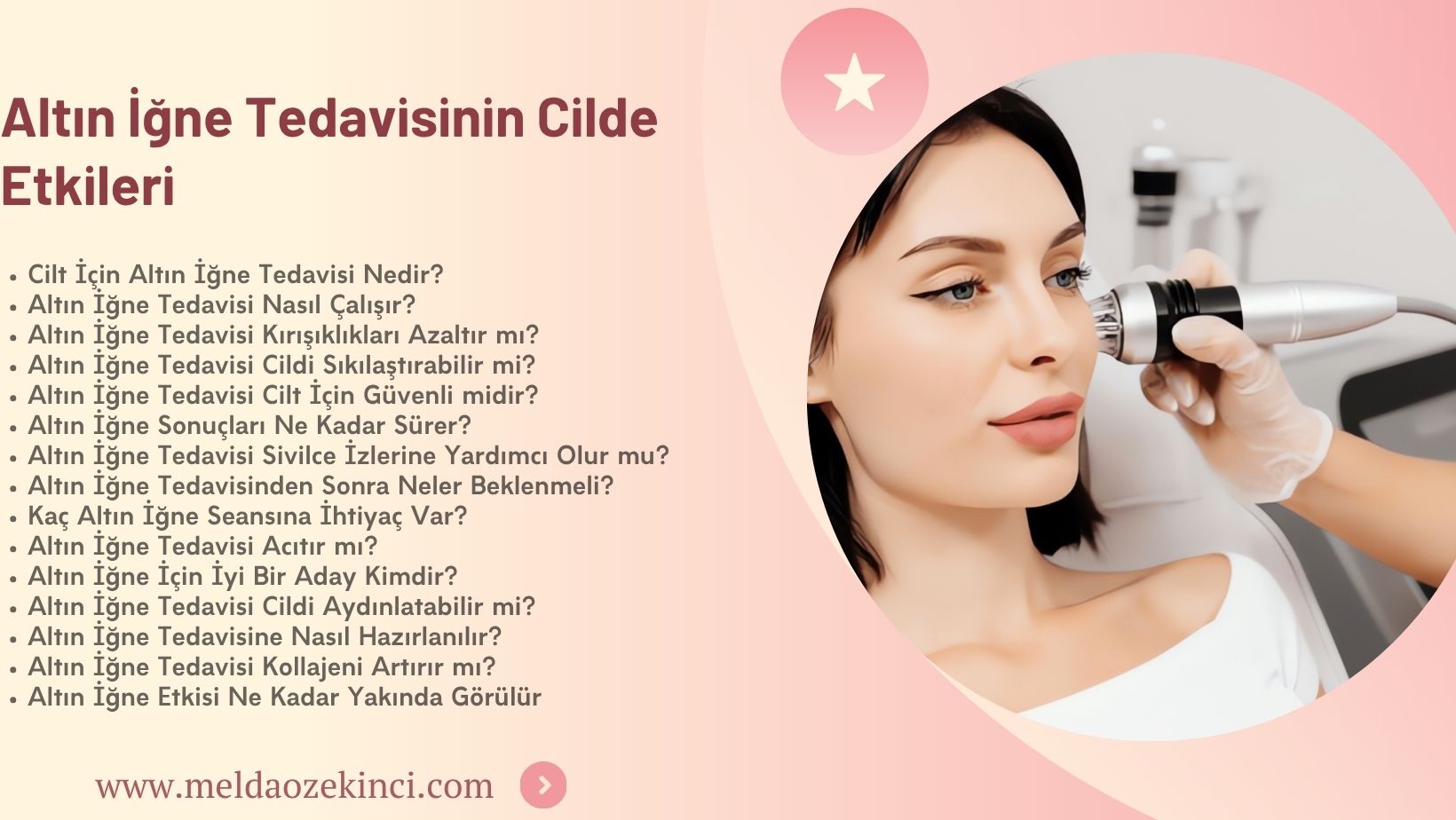 Altın İğne Tedavisinin Cilde Etkileri 