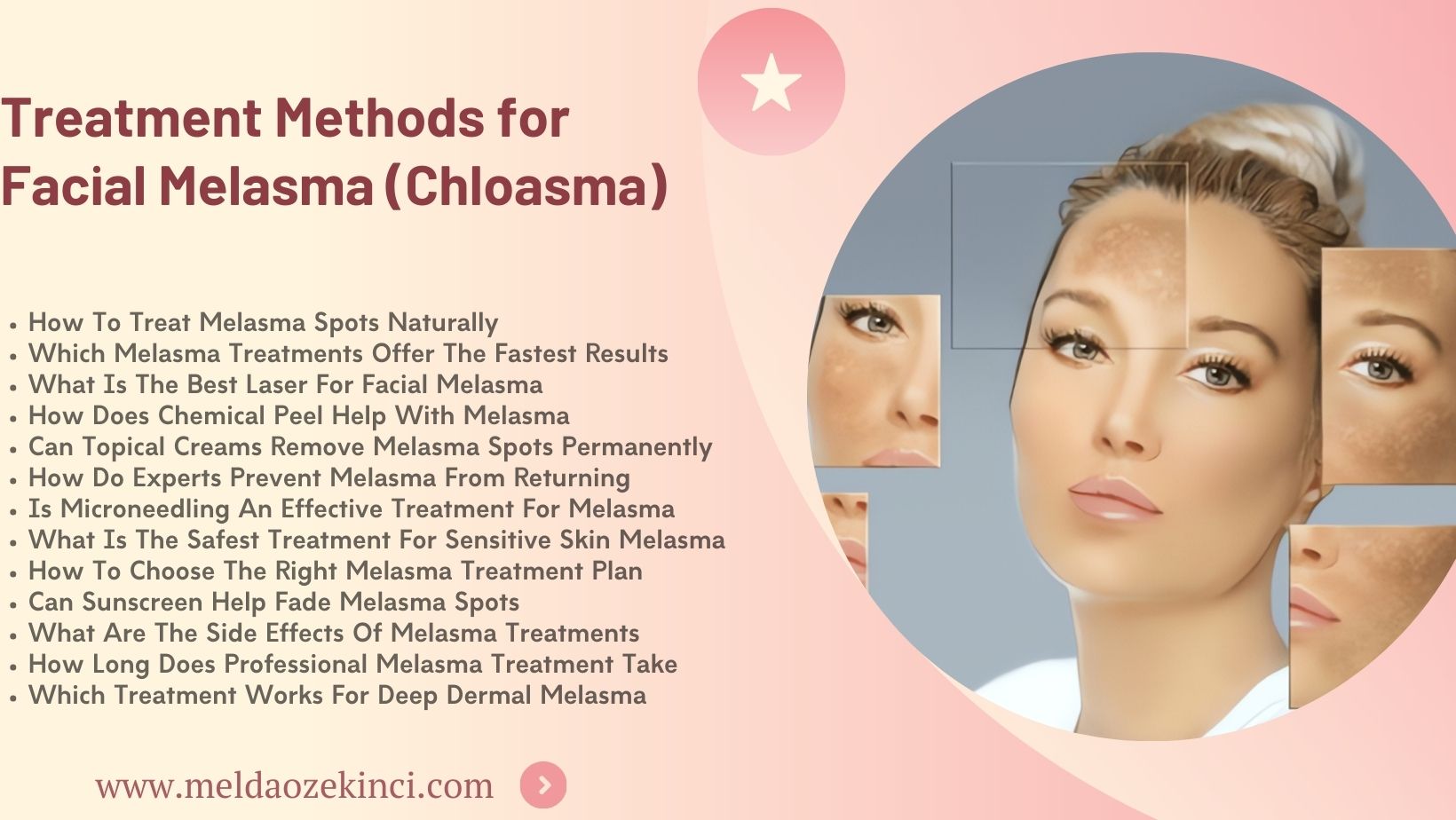 Treatment Methods for Melasma Spots on the Face