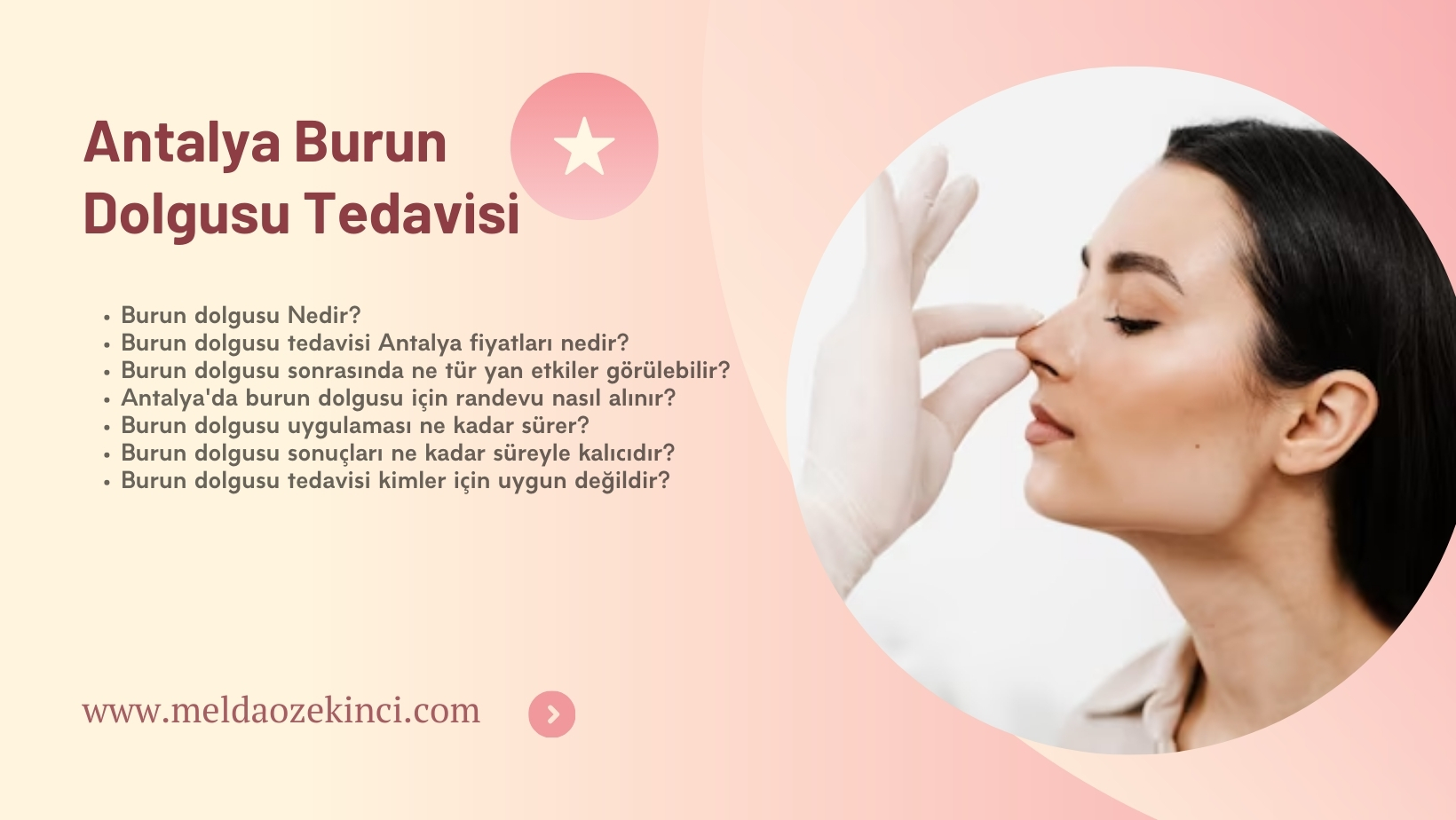 Antalya Nose Filler Treatment