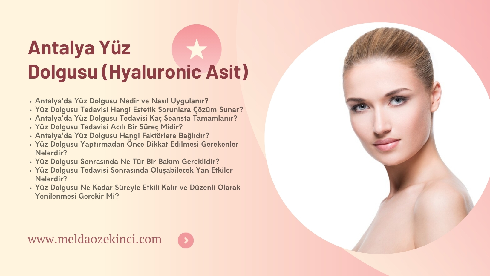 Facial Filling (Hyaluronic Acid) Treatment in Antalya