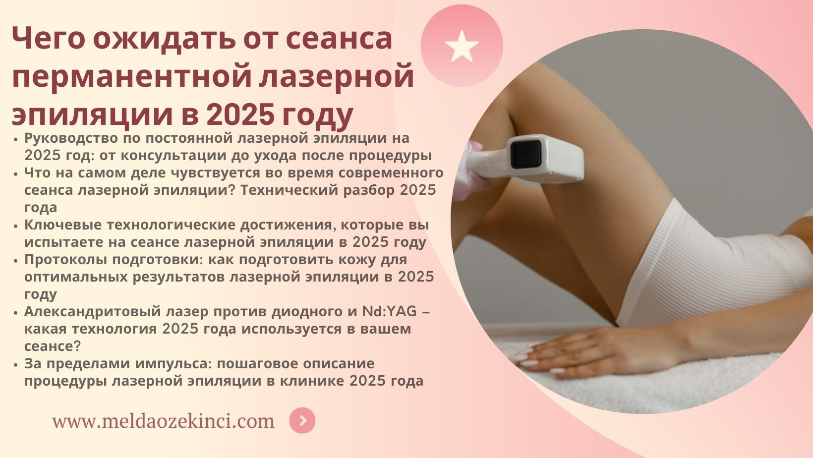 Чего ожидать от сеанса перманентной лазерной эпиляции в 2025 году