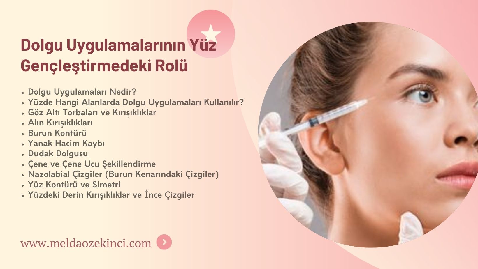 Dolgu Uygulamalarının Yüz Gençleştirmedeki Rolü