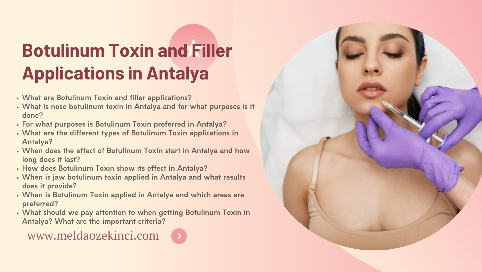 Botulinum Toxin and Filler Applications in Antalya