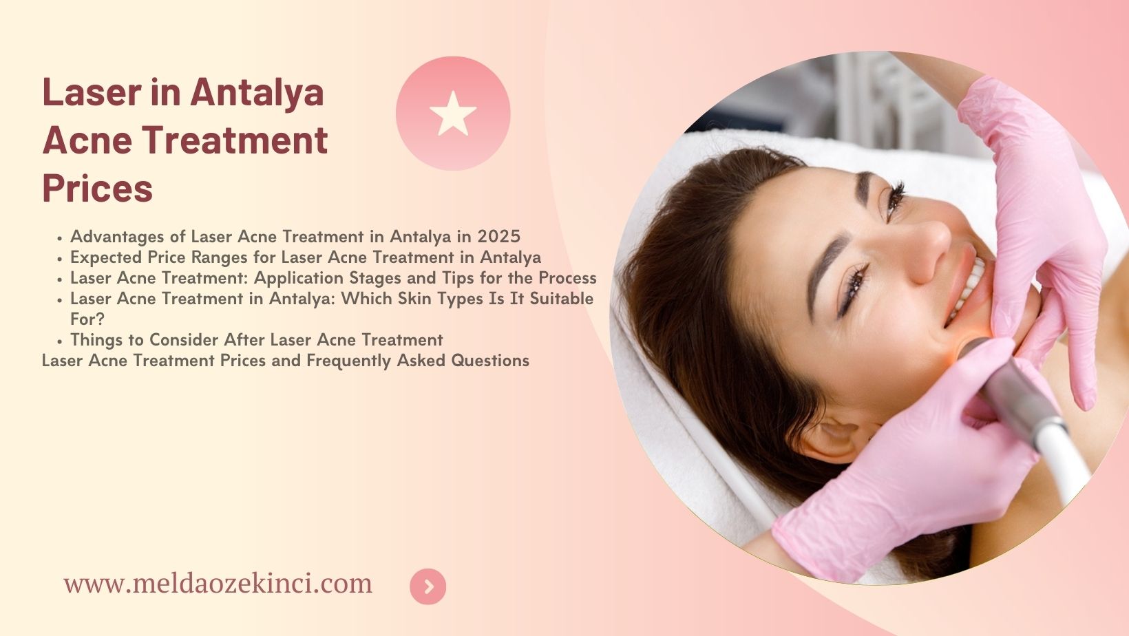 Laser Acne Treatment Antalya 2025 Prices and Application Stages 