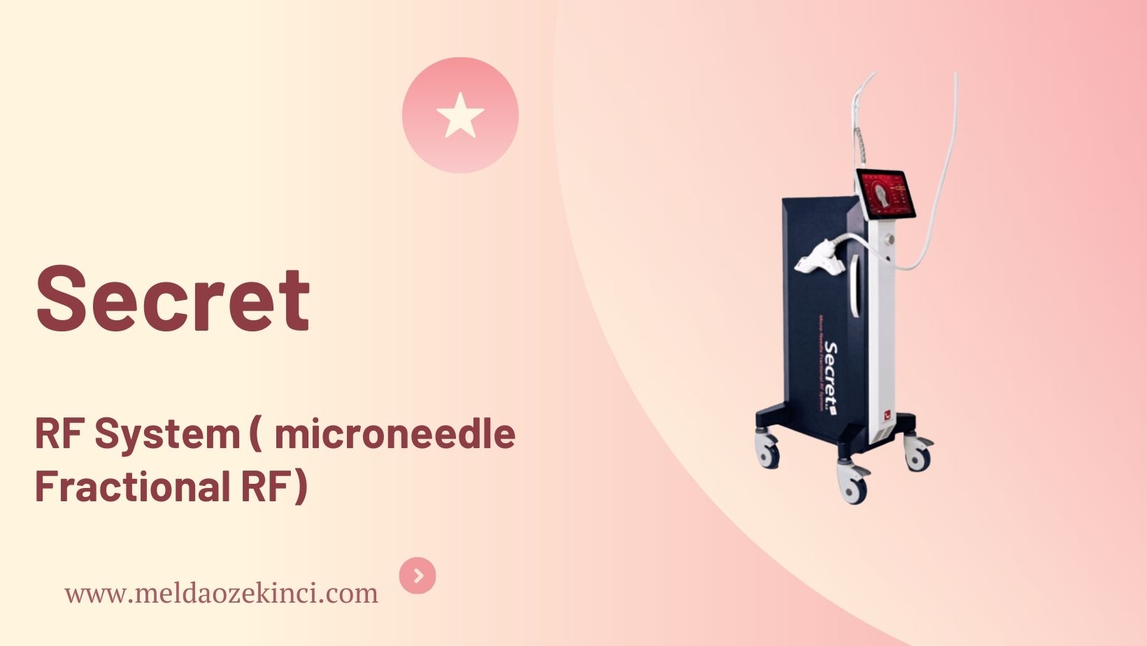 Secret™ RF System microneedle Fractional RF